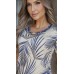 034357 - Blusa Ramany Cós Estampa Folhegem